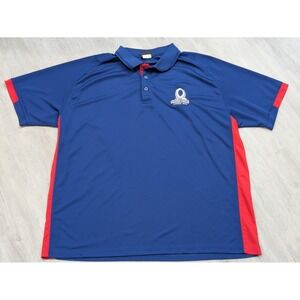NFL Pro Bowl Hawaii 2013 Polo Shirt Mens XL Navy Blue Red Football Team Apparel